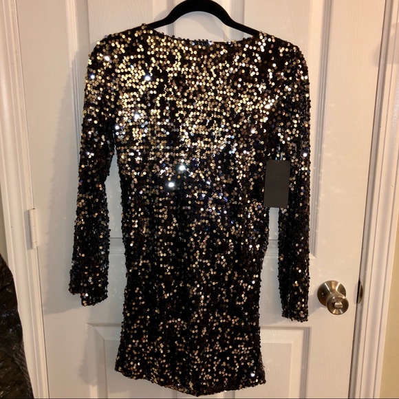Odette Christiane Sequin Hollywood Scene Dress - Picture 1 of 4